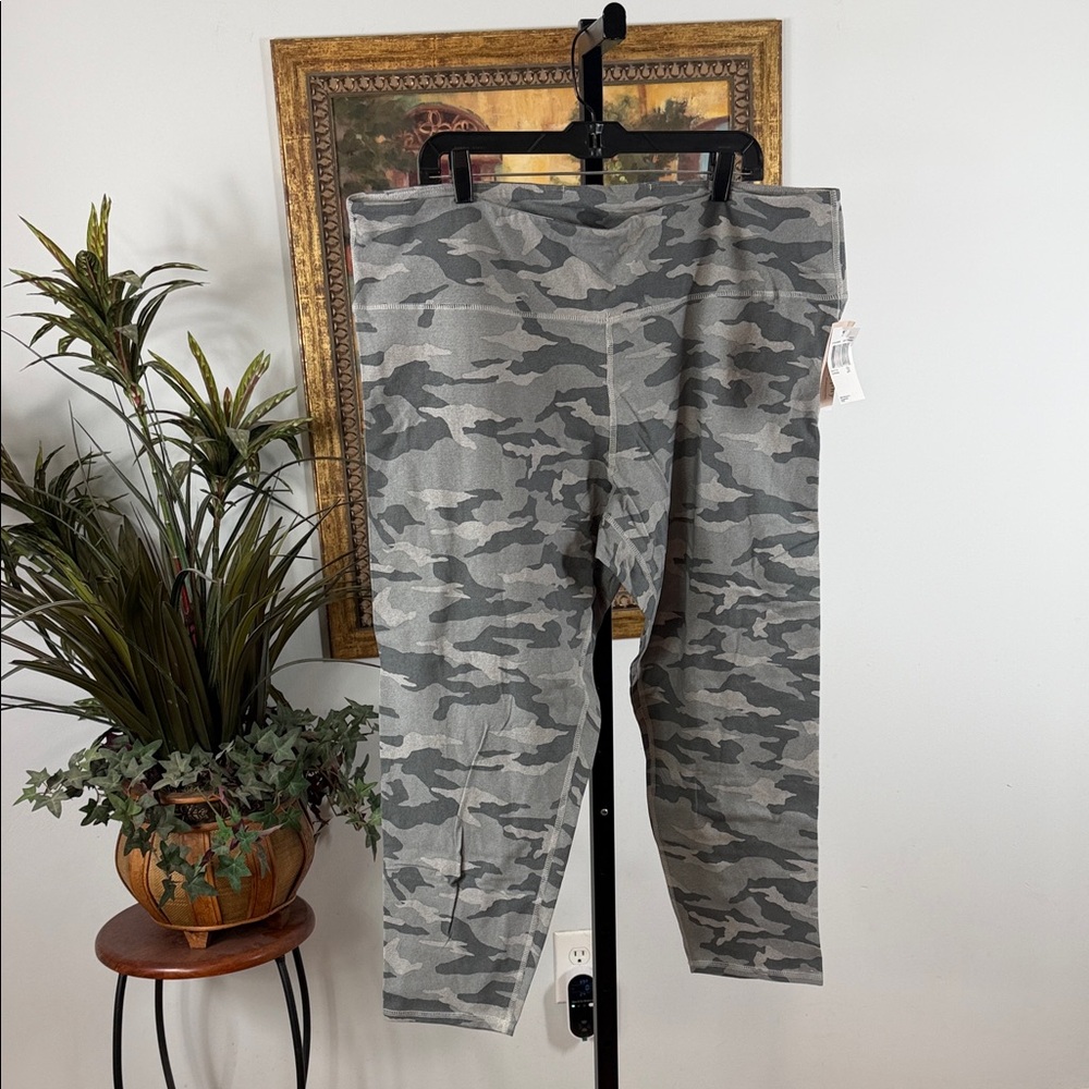 Philosophy Women’s Plus 3X Light Gray Combo Leggings